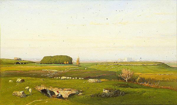 George Inness In the Roman Campagna